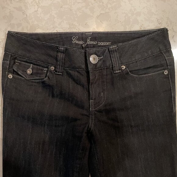 Vintage Guess Doheny Straight Boot Black Jeans - Picture 3 of 6